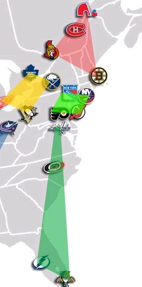 Illustration for article titled How A 32-Team NHL Might Look